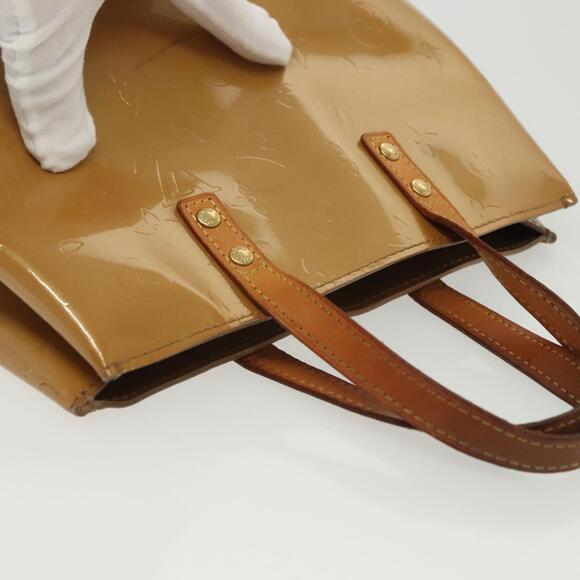 LOUIS VUITTON Monogram Vernis Reade PM Hand Bag Noisette M91334 - Picture 7 of 16
